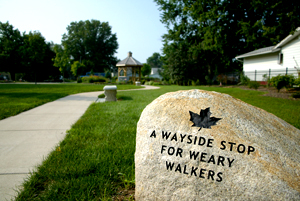 a wayside for weary walkers